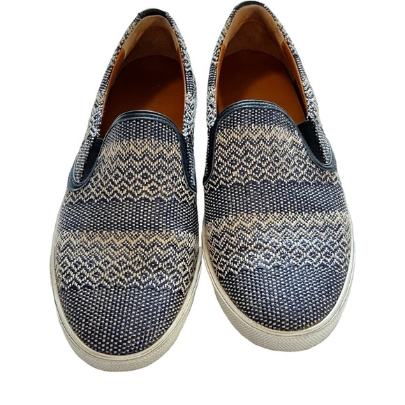 Jimmy Choo Demi Woven Skate Sneaker Navy/Marble US 10 Authentic Slip Ons Flats - Picture 5 of 15